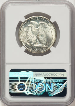 1945-D 50C Walking Liberty Half Dollar NGC MS67