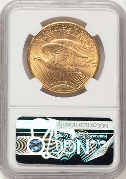 1910-S $20 Saint-Gaudens Double Eagle NGC MS62
