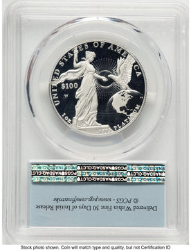 2015-W Proof Platinum Eagle 1 oz FS Flag PCGS PR70