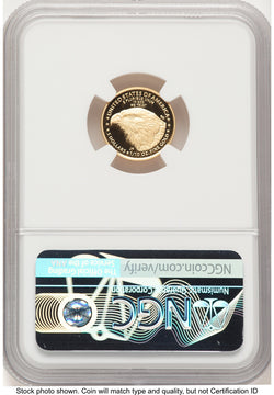 2021-W Type 2 Proof Gold Eagle 1/10 oz FDI Jennie Eagle Flag NGC PF70 Norris