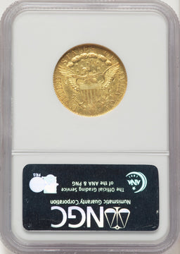 1798 $5 Lg Eagle Lg 8 13 Star Rev Early Half Eagle NGC MS61