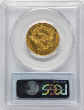 1810 $5 Large Date Small 5 Early Half Eagle PCGS VF30