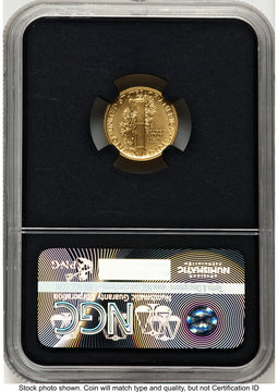 2016-W 10C Mercury Dime 100th Anniversary Gold Centennial FR 100th Anniversary NGC MS70