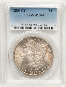 1885-CC Morgan Dollar PCGS MS64