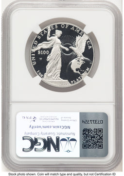 2015-W Proof Platinum Eagle 1 oz Brown Label NGC PF70