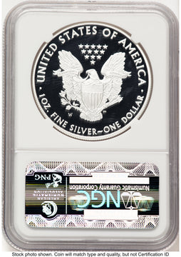 2011-W Proof Silver Eagle 1 oz Brown Label NGC PF70