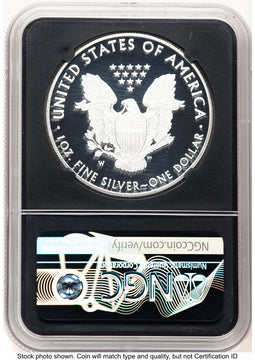 2019-W Proof Silver Eagle 1 oz FDI John NGC PF70 Mercanti
