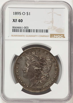 1895-O Morgan Dollar NGC XF40