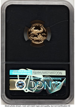 2018-W Proof Gold Eagle 1/10 oz FR Gold Foil NGC PF70