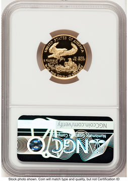 1997-W Proof Gold Eagle 1/4 oz Red Book NGC PF70