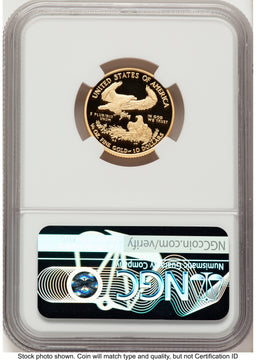 2010-W Proof Gold Eagle 1/4 oz Red Book NGC PF70