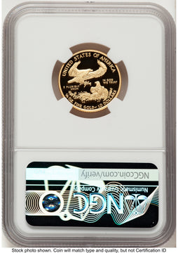2012-W Proof Gold Eagle 1/4 oz Red Book NGC PF70