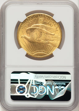 1913 $20 Saint-Gaudens Double Eagle NGC MS62