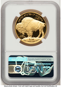 2021-W Proof Gold Buffalo 1 oz Mike Castle NGC PF70