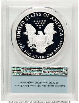 2020-W Proof Silver Eagle Congratulations Set 1 oz FS Flag PCGS PR70