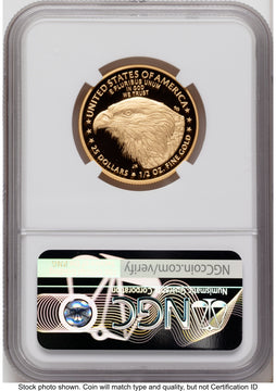 2023-W Proof Gold Eagle 1/2 oz NGC PF70 Ed Moy 2023-W Proof Gold Eagle 1/2 oz NGC PF70 Ed Moy