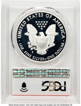 2020-S Proof Silver Eagle 1 oz FDI Struck at San Francisco Mint PCGS PR70