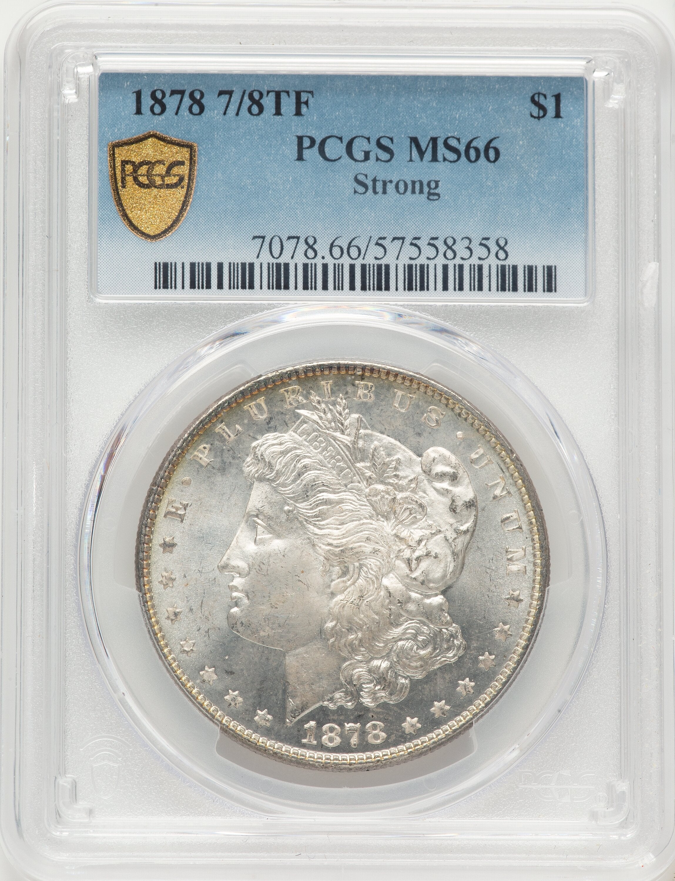1878 7/8TF STRONG Morgan Dollar PCGS MS66 | LCR Coin