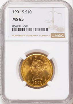 1901-S $10 Liberty Eagle NGC MS65 1901-S $10 Liberty Eagle NGC MS65
