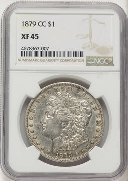 1879-CC Morgan Dollar NGC XF45