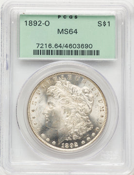 1892-O Morgan Dollar PCGS MS64