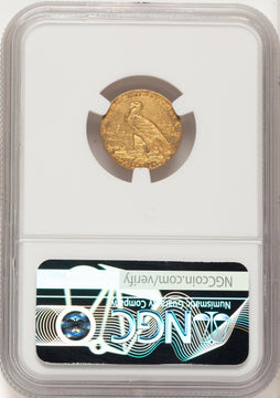 1911-D $2.50 Indian Quarter Eagle NGC AU58 1911-D $2.50 Indian Quarter Eagle NGC AU58