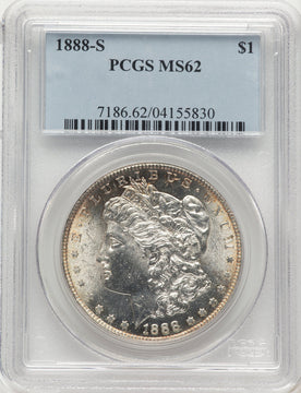 1888-S Morgan Dollar PCGS MS62