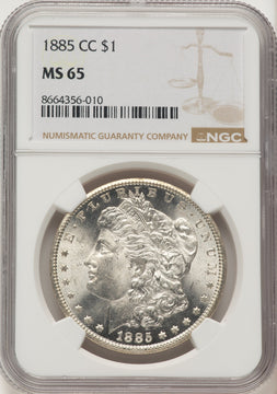 1885-CC Morgan Dollar NGC MS65