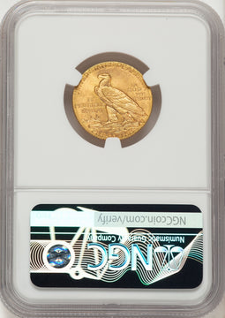 1912 $5 Indian Half Eagle NGC MS64+