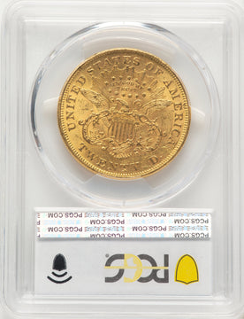 1869 $20 Liberty Double Eagle PCGS MS60 1869 $20 Liberty Double Eagle PCGS MS60