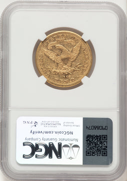 1883-CC $10 Liberty Eagle NGC AU55 1883-CC $10 Liberty Eagle NGC AU55