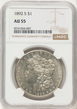 1892-S Morgan Dollar NGC AU55