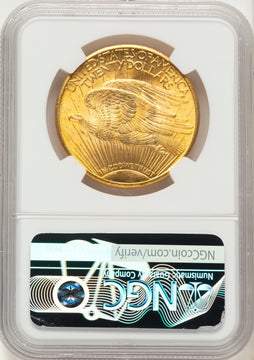 1925 $20 Saint-Gaudens Double Eagle NGC MS66+
