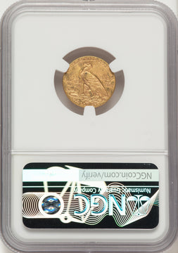 1913 $2.50 Indian Quarter Eagle NGC MS62 1913 $2.50 Indian Quarter Eagle NGC MS62