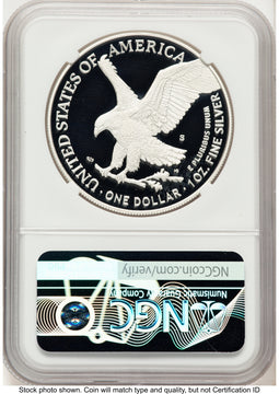 2025-S Proof Silver Eagle 1 oz ER Kenneth Bressett Red Book NGC PF70