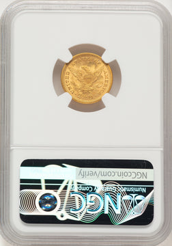 1873 $2.50 Closed 3 Liberty Quarter Eagle NGC MS65+ 1873 $2.50 Closed 3 Liberty Quarter Eagle NGC MS65+