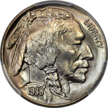 1938-D/S 5C FS-511 Buffalo Nickel PCGS MS68