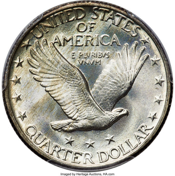 1928 25C FH Standing Liberty Quarter PCGS MS67