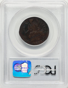 1787/1877 Connecticut Copper Mailed Bust Left BN Colonials PCGS VF35 1787/1877 Connecticut Copper Mailed Bust Left BN Colonials PCGS VF35
