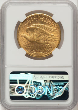 1908-S $20 Saint-Gaudens Double Eagle NGC AU58