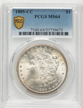 1885-CC Morgan Dollar PCGS MS64
