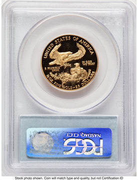 2003-W Proof Gold Eagle 1/2 oz Blue Label PCGS PR70