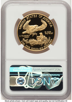 1992-W Proof Gold Eagle 1 oz John NGC PF70 Mercanti