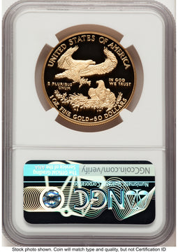 2018-W Proof Gold Eagle 1 oz John NGC PF70 Mercanti