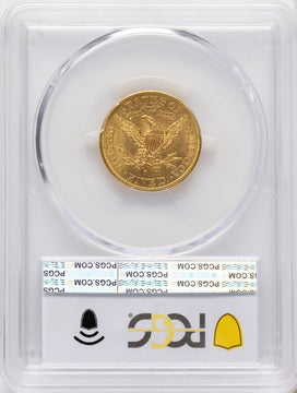 1892-S $5 Liberty Half Eagle PCGS MS63 1892-S $5 Liberty Half Eagle PCGS MS63