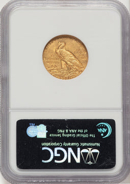 1909-S $5 Indian Half Eagle NGC MS61