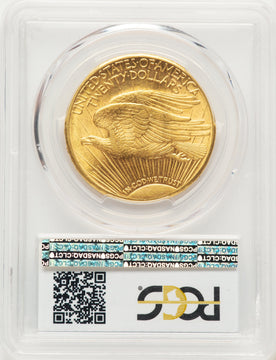 1925-S $20 Saint-Gaudens Double Eagle PCGS MS62