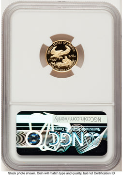 2015-W Proof Gold Eagle 1/10 oz Red Book NGC PF70 2015-W Proof Gold Eagle 1/10 oz Red Book NGC PF70