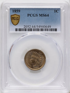 1859 1C Indian Cent PCGS MS64 1859 1C Indian Cent PCGS MS64