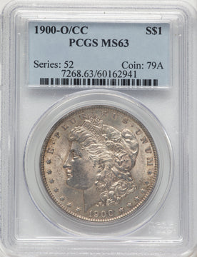 1900-O/CC Morgan Dollar PCGS MS63